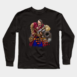 Ukrainian Cossack with a cannon Long Sleeve T-Shirt